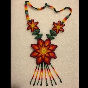 Necklace made by artisans from Mexico.
